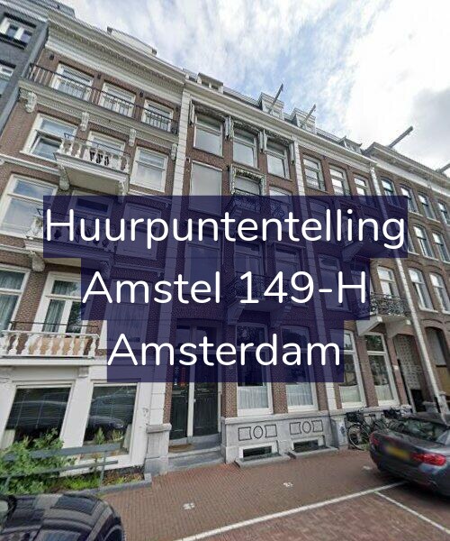 Foto gevel Huurpuntentelling voor Amstel 149-H, Amsterdam