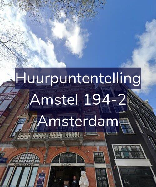 Foto gevel Huurpuntentelling voor Amstel 194-2, Amsterdam
