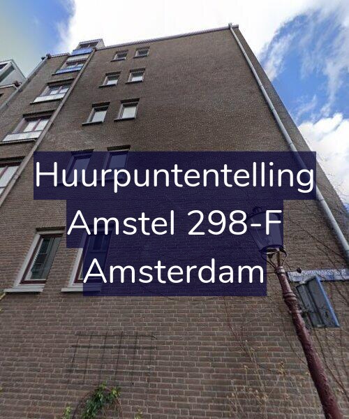Foto gevel Huurpuntentelling voor Amstel 298-F, Amsterdam
