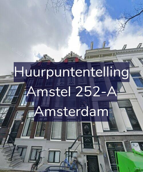 Foto gevel Huurpuntentelling voor Amstel 252-A, Amsterdam