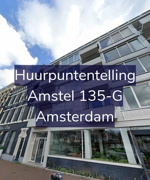 Foto gevel Huurpuntentelling voor Amstel 135-G, Amsterdam