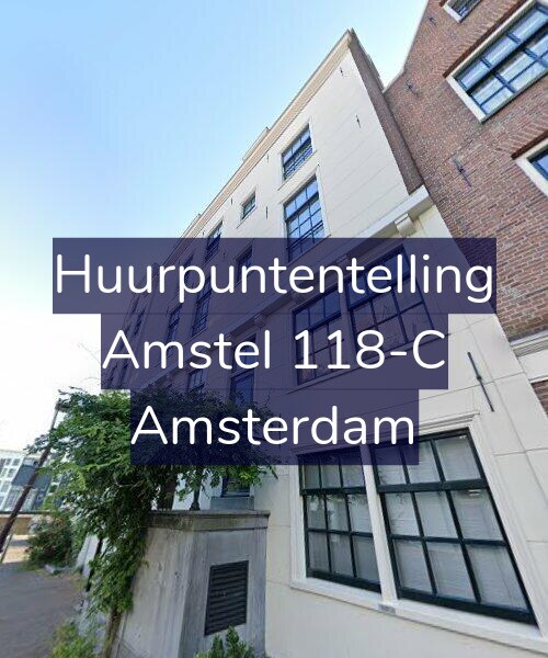 Foto gevel Huurpuntentelling voor Amstel 118-C, Amsterdam