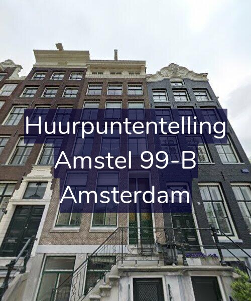 Foto gevel Huurpuntentelling voor Amstel 99-B, Amsterdam