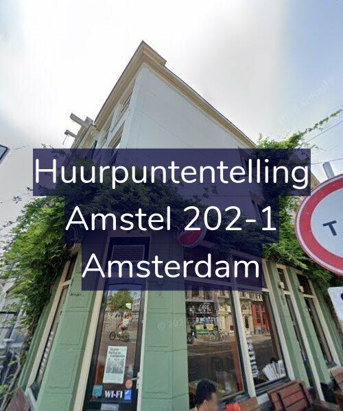 Foto gevel Huurpuntentelling voor Amstel 202-1, Amsterdam