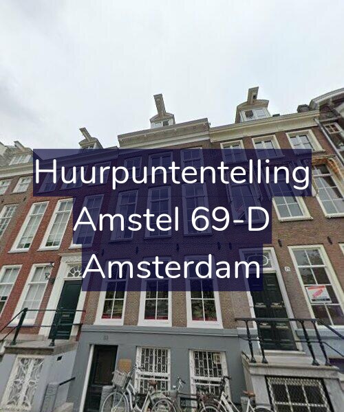 Foto gevel Huurpuntentelling voor Amstel 69-D, Amsterdam