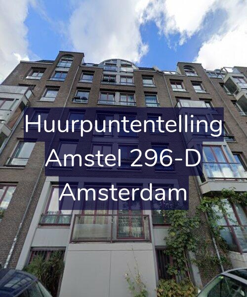 Foto gevel Huurpuntentelling voor Amstel 296-D, Amsterdam