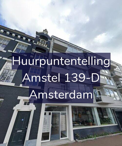 Foto gevel Huurpuntentelling voor Amstel 139-D, Amsterdam