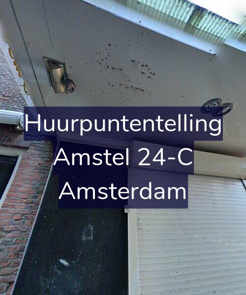 Foto gevel Huurpuntentelling voor Amstel 24-C, Amsterdam