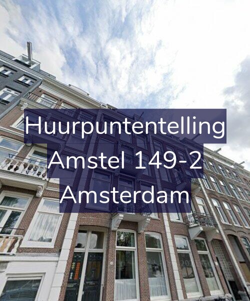 Foto gevel Huurpuntentelling voor Amstel 149-2, Amsterdam