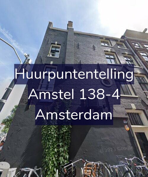 Foto gevel Huurpuntentelling voor Amstel 138-4, Amsterdam