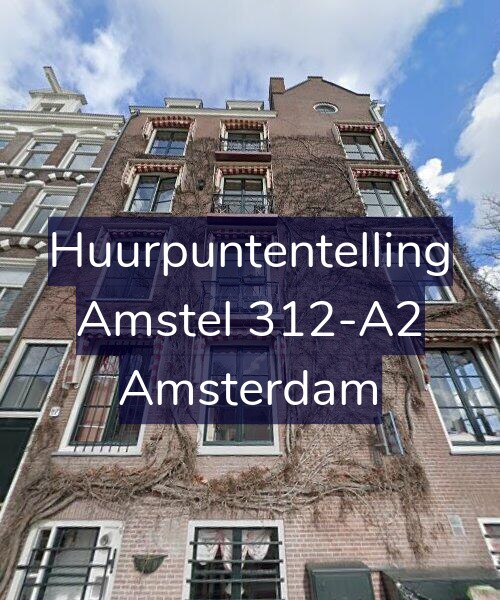 Foto gevel Huurpuntentelling voor Amstel 312-A2, Amsterdam