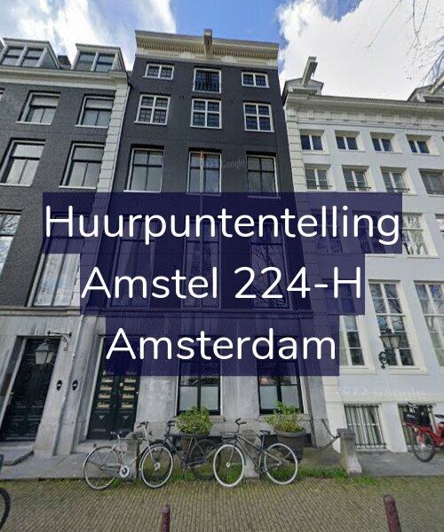 Foto gevel Huurpuntentelling voor Amstel 224-H, Amsterdam