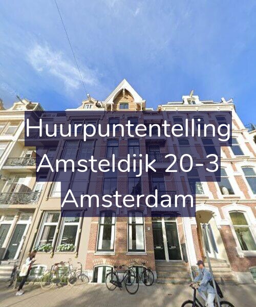 Foto gevel Huurpuntentelling voor Amsteldijk 20-3, Amsterdam