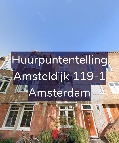Foto gevel Huurpuntentelling voor Amsteldijk 119-1, Amsterdam