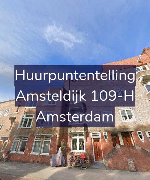 Foto gevel Huurpuntentelling voor Amsteldijk 109-H, Amsterdam