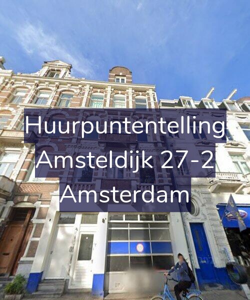 Foto gevel Huurpuntentelling voor Amsteldijk 27-2, Amsterdam