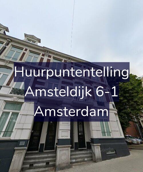 Foto gevel Huurpuntentelling voor Amsteldijk 6-1, Amsterdam