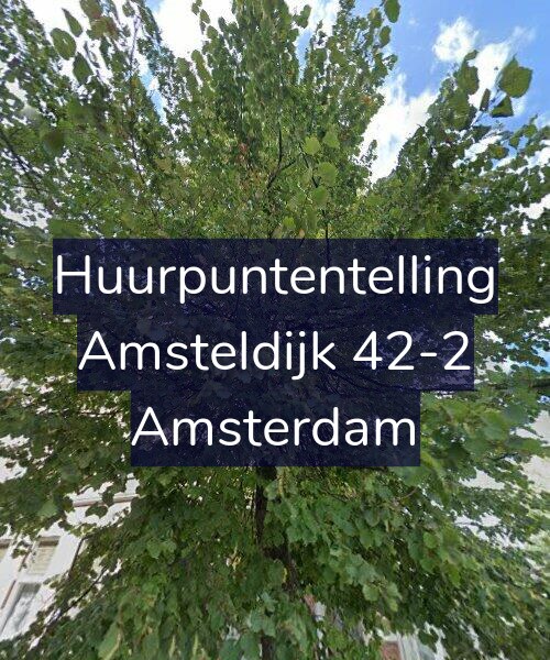 Foto gevel Huurpuntentelling voor Amsteldijk 42-2, Amsterdam