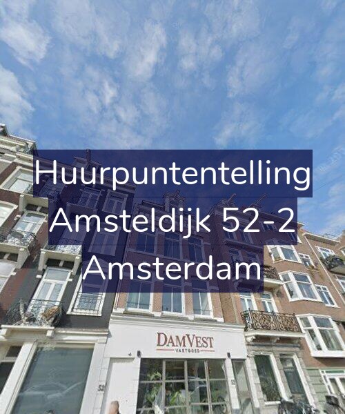 Foto gevel Huurpuntentelling voor Amsteldijk 52-2, Amsterdam