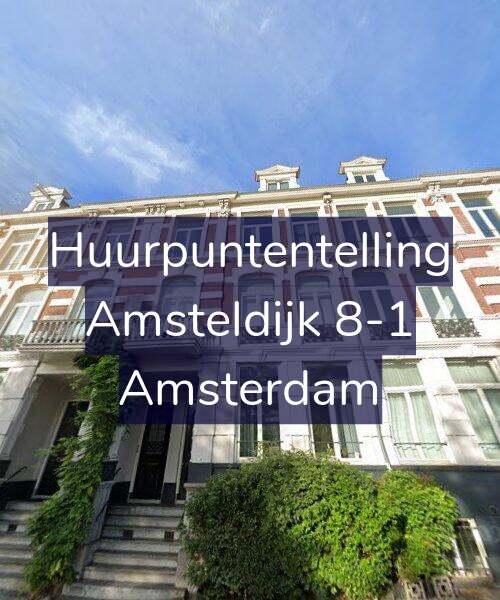 Foto gevel Huurpuntentelling voor Amsteldijk 8-1, Amsterdam