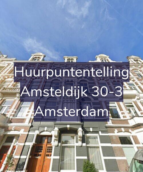 Foto gevel Huurpuntentelling voor Amsteldijk 30-3, Amsterdam