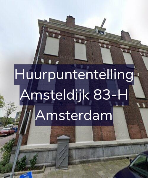 Foto gevel Huurpuntentelling voor Amsteldijk 83-H, Amsterdam