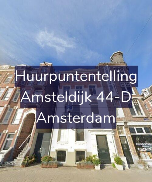 Foto gevel Huurpuntentelling voor Amsteldijk 44-D, Amsterdam