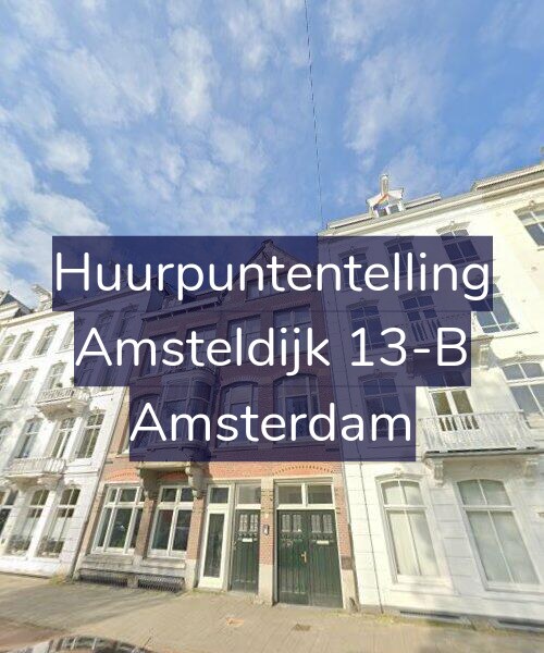 Foto gevel Huurpuntentelling voor Amsteldijk 13-B, Amsterdam