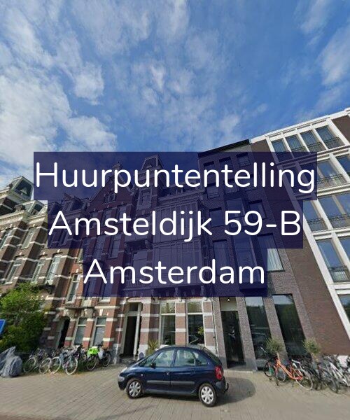Foto gevel Huurpuntentelling voor Amsteldijk 59-B, Amsterdam