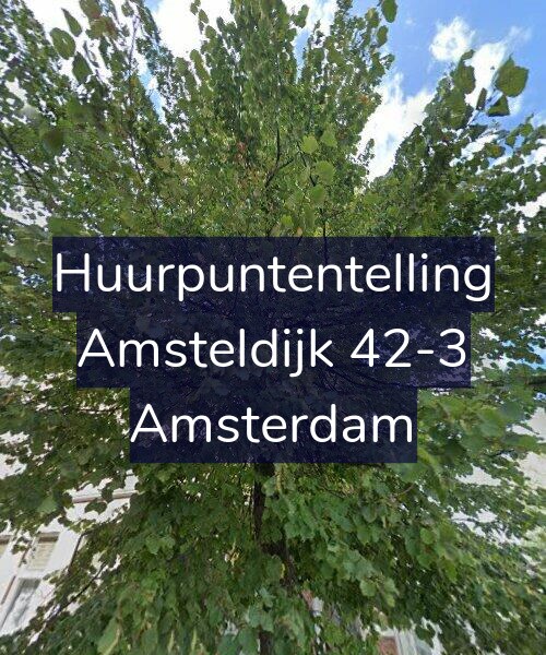 Foto gevel Huurpuntentelling voor Amsteldijk 42-3, Amsterdam