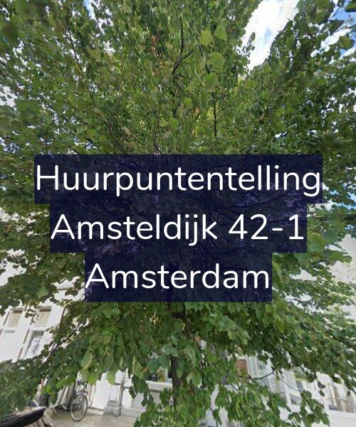 Foto gevel Huurpuntentelling voor Amsteldijk 42-1, Amsterdam