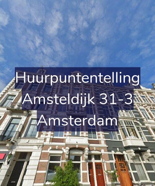Foto gevel Huurpuntentelling voor Amsteldijk 31-3, Amsterdam