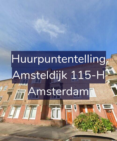 Foto gevel Huurpuntentelling voor Amsteldijk 115-H, Amsterdam