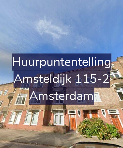 Foto gevel Huurpuntentelling voor Amsteldijk 115-2, Amsterdam