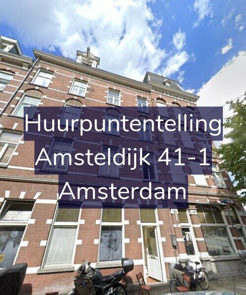 Foto gevel Huurpuntentelling voor Amsteldijk 41-1, Amsterdam