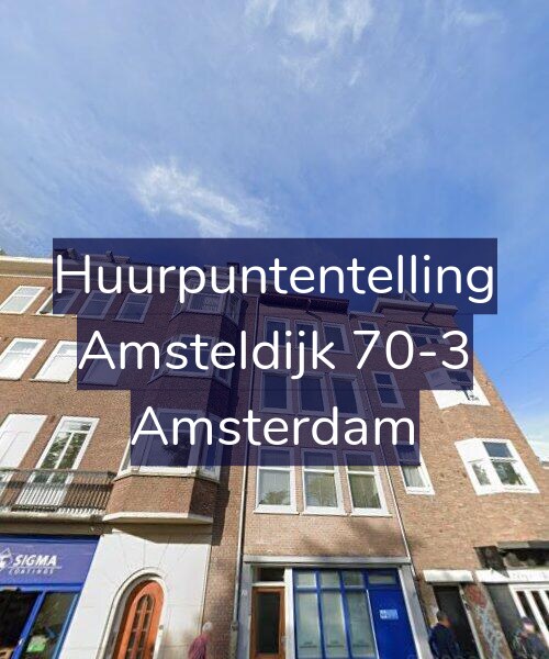 Foto gevel Huurpuntentelling voor Amsteldijk 70-3, Amsterdam