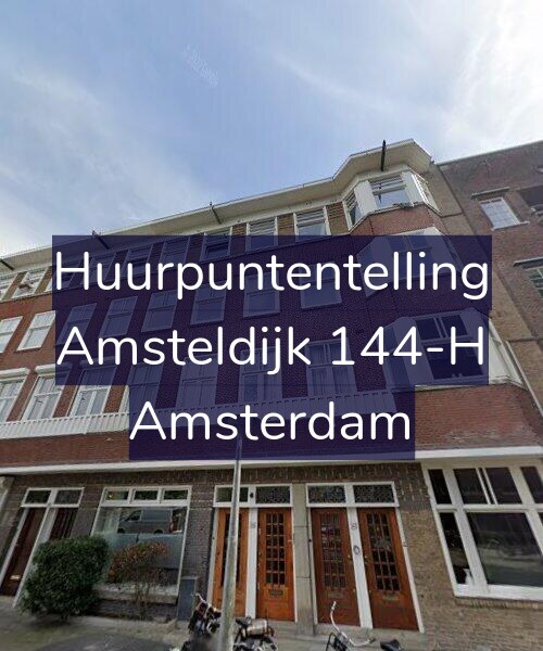 Foto gevel Huurpuntentelling voor Amsteldijk 144-H, Amsterdam