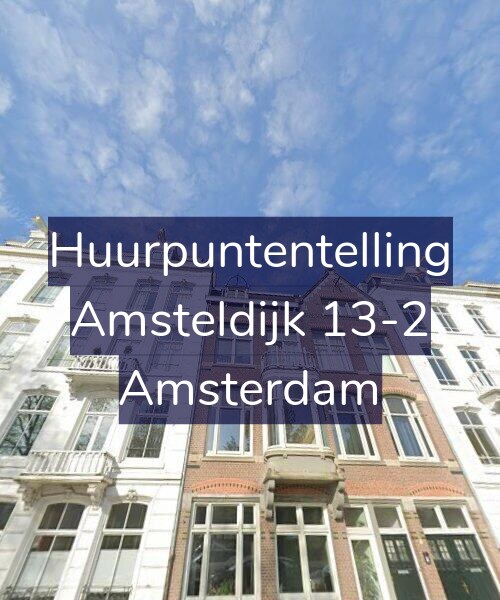 Foto gevel Huurpuntentelling voor Amsteldijk 13-2, Amsterdam