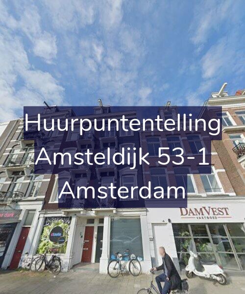 Foto gevel Huurpuntentelling voor Amsteldijk 53-1, Amsterdam