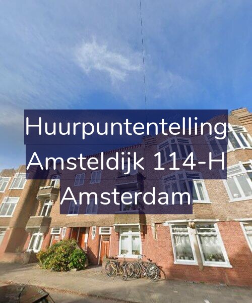 Foto gevel Huurpuntentelling voor Amsteldijk 114-H, Amsterdam