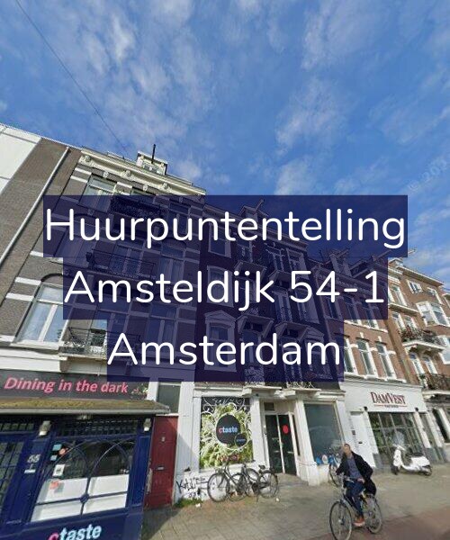Foto gevel Huurpuntentelling voor Amsteldijk 54-1, Amsterdam