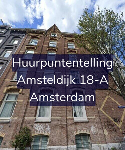 Foto gevel Huurpuntentelling voor Amsteldijk 18-A, Amsterdam