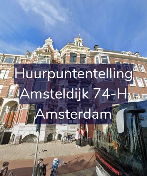 Foto gevel Huurpuntentelling voor Amsteldijk 74-H, Amsterdam