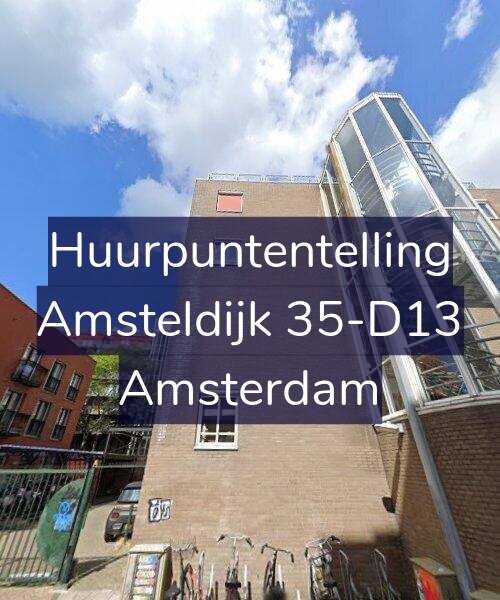 Foto gevel Huurpuntentelling voor Amsteldijk 35-D13, Amsterdam