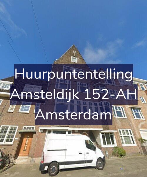 Foto gevel Huurpuntentelling voor Amsteldijk 152-AH, Amsterdam