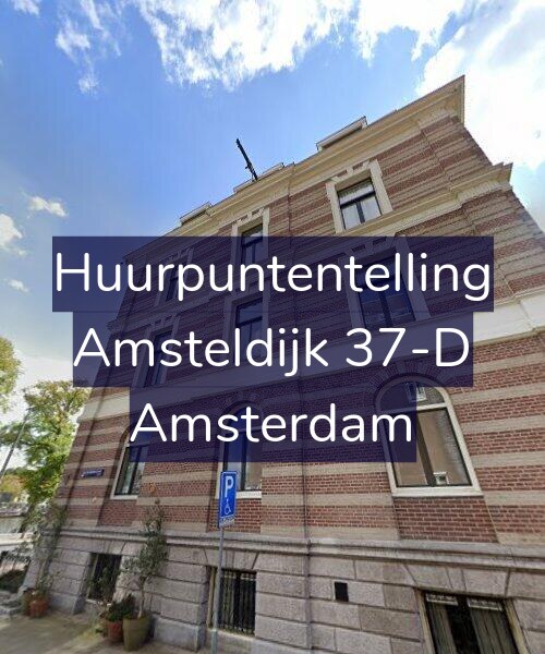 Foto gevel Huurpuntentelling voor Amsteldijk 37-D, Amsterdam