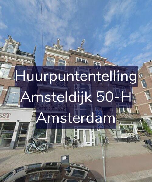 Foto gevel Huurpuntentelling voor Amsteldijk 50-H, Amsterdam