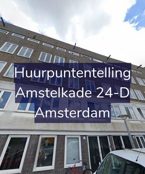 Foto gevel Huurpuntentelling voor Amstelkade 24-D, Amsterdam