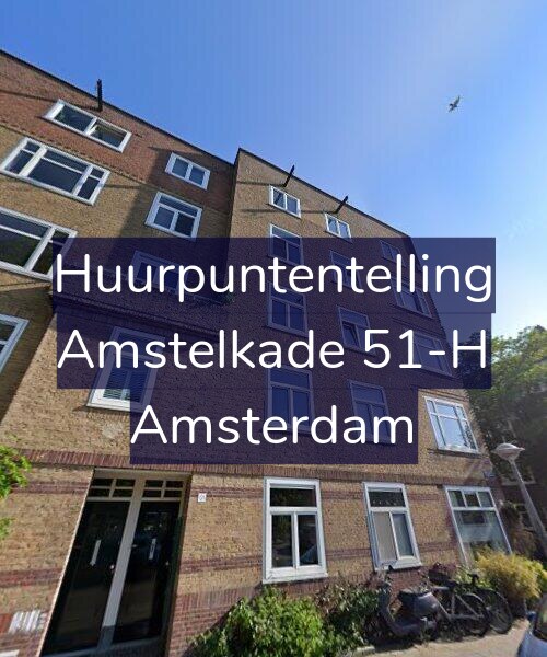 Foto gevel Huurpuntentelling voor Amstelkade 51-H, Amsterdam