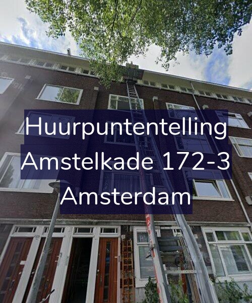 Foto gevel Huurpuntentelling voor Amstelkade 172-3, Amsterdam
